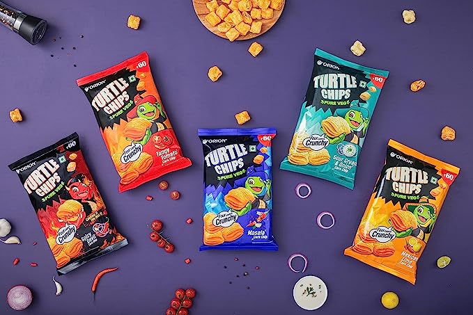 ORION TURTLE CHIPS PURE VEG MEXICAN LIME (28gm)