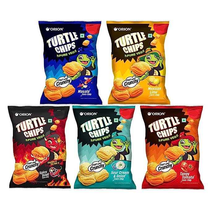 ORION TURTLE CHIPS PURE VEG MEXICAN LIME (28gm)