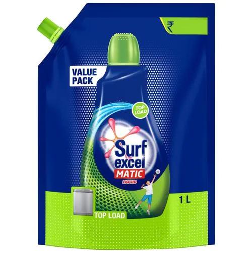 Surf Excel/ Matic Top Load Liquid(Pouch)(1lt Value Pack)