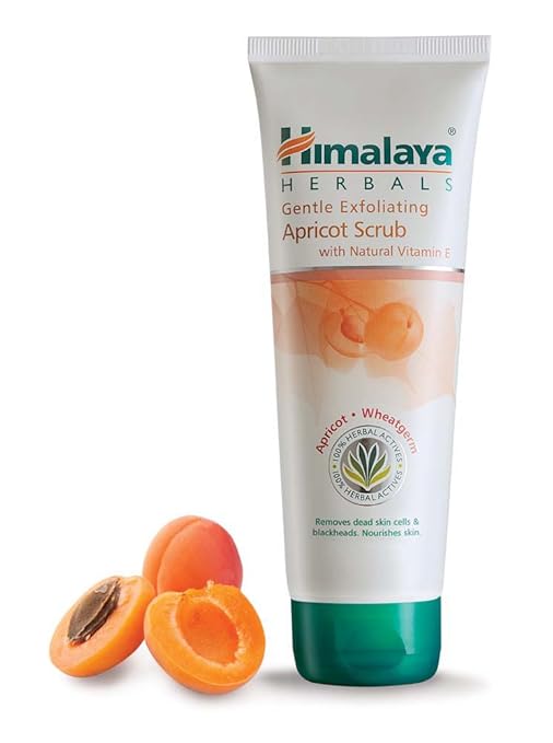 Himalaya/ Gentle Exfoliating Apricot Face Scrub(50gm) - with Apricot & Wheatgerm