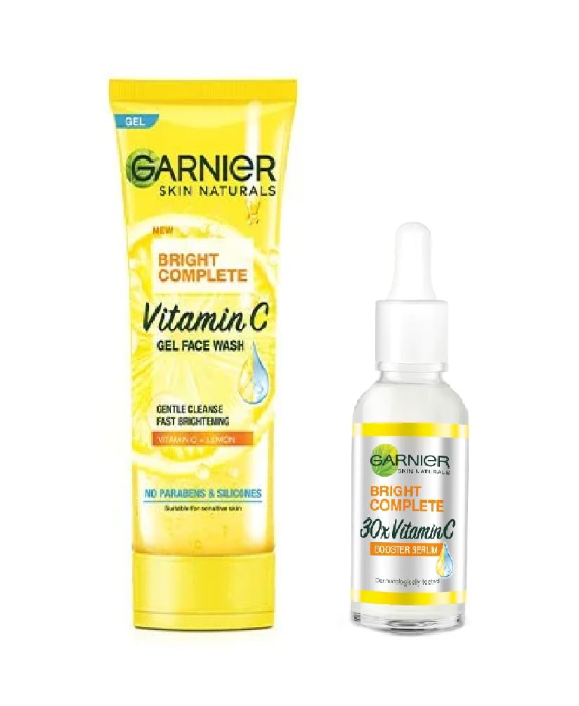Garnier/ Vitamin-C Serum(15ml) Free Facewash Worth Rs.125