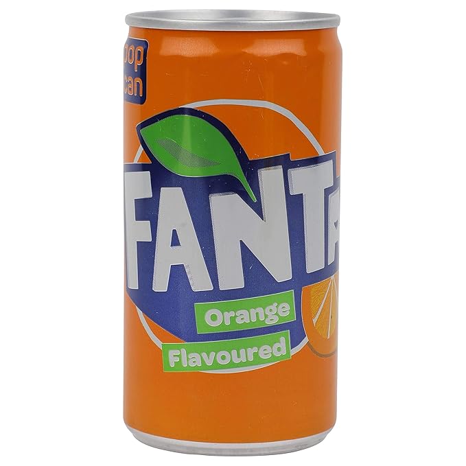 Fanta/ Orange Flavoured Coldrink Can (180ml)
