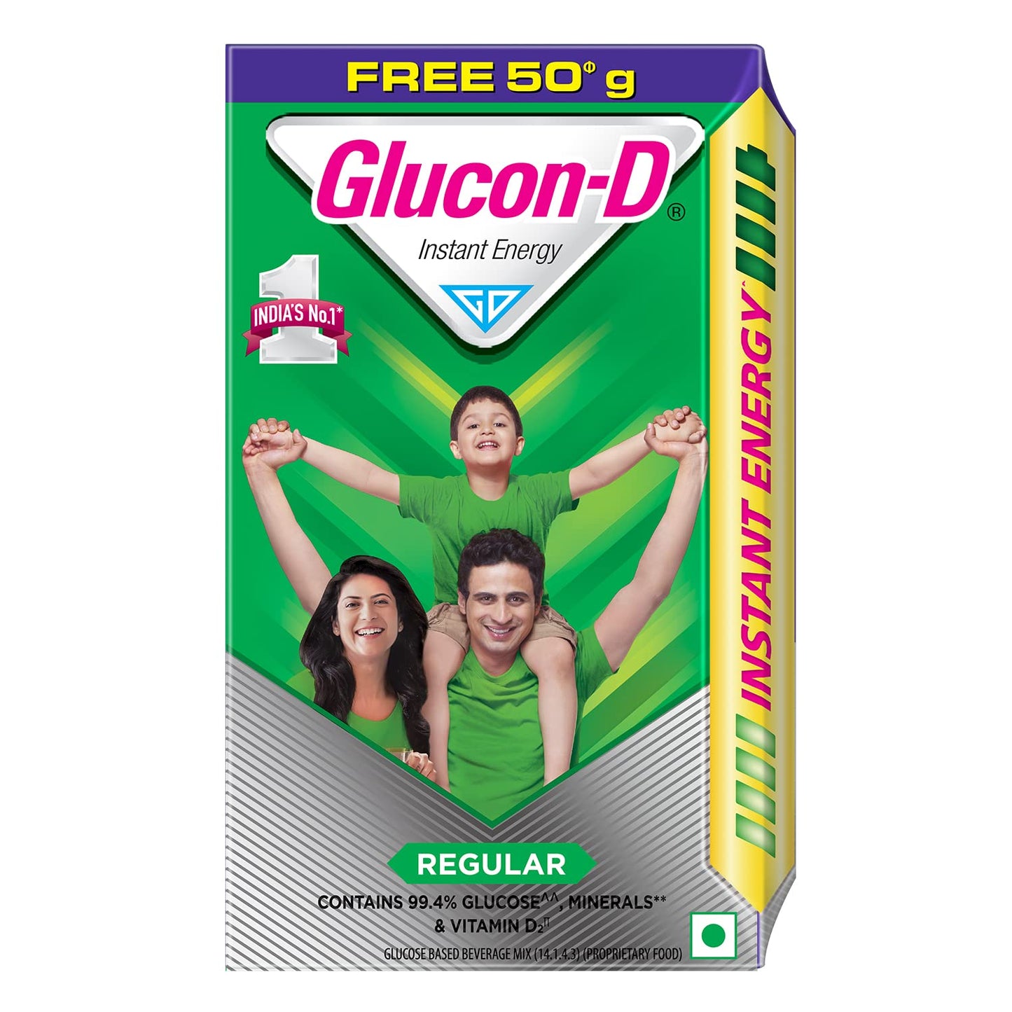 GLUCON-D INSTANT ENERGY REGULAR (450gm+50gm)