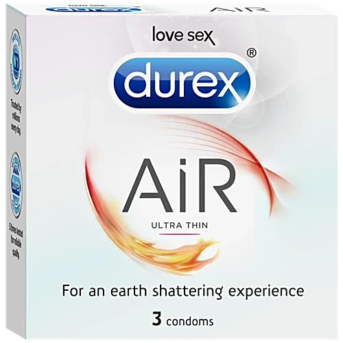 Durex/ Air- Ultra Thin Condoms(3N)/ For an Earth Shattering Experience