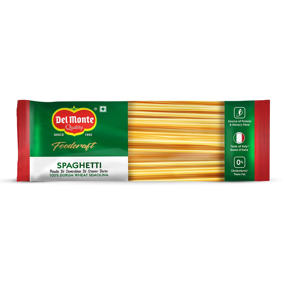 Del Monte/ Foodcraft - Spaghetti(400gm) - 100% Durum Wheat - No Maida