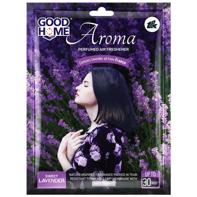 GOOD HOME AROMA PERFUMED AIR FRESHNER LAVENDER 10gm Fattaak