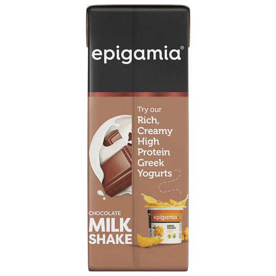 Epigamia/ Chocolate Milkshake (180ml)