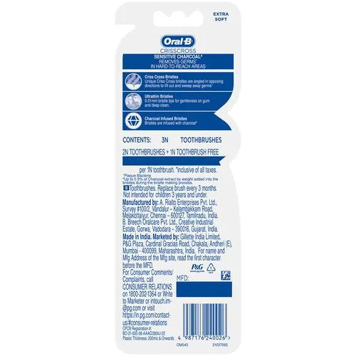 Oral-B/ Criss Cross(Buy 2 Get 1 Free
