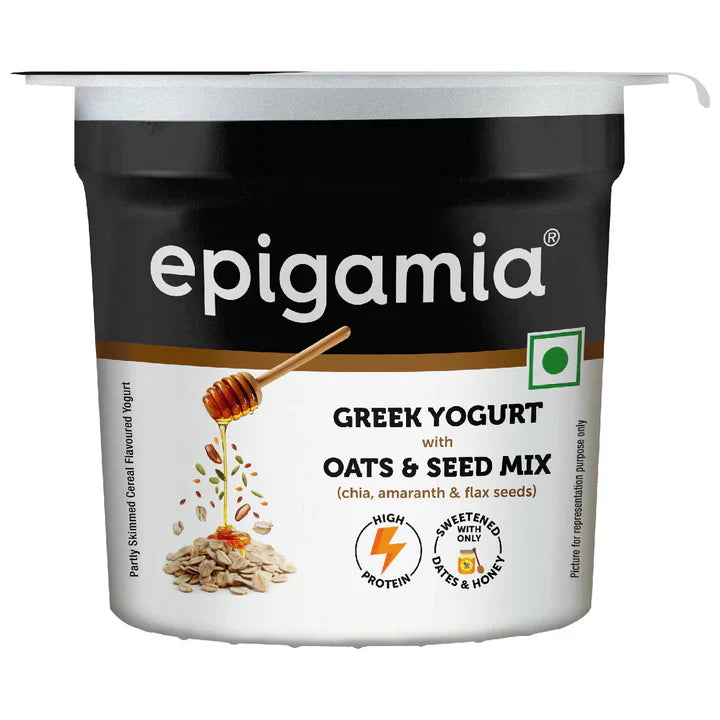 Epigamia/ Greek Yogurt Oats & Seed Mix(85gm)