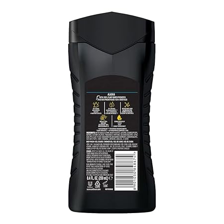 AXE ALASKA/ 3IN1 BODY FACE & HAIR WASH/ OCEAN AIR & BERGAMOT SCENT(250ml)