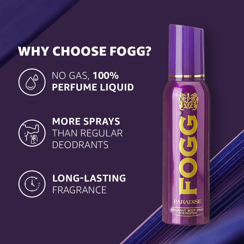 Fogg/ Paradise Fragrant Body Spray For Women(120ml)