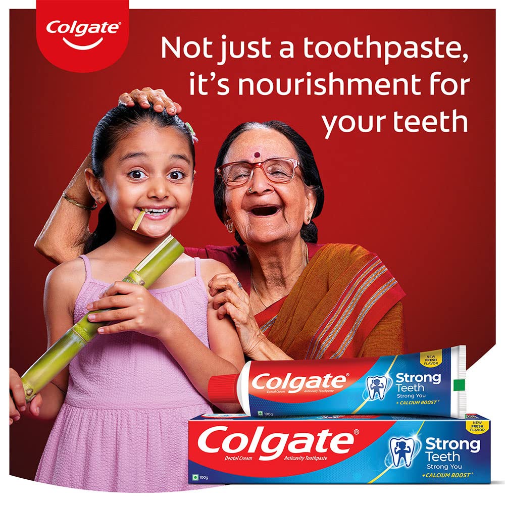 Colgate/ Strong Teeth Strong You + Calcium Boost/ Super Saver (250gm X 2)