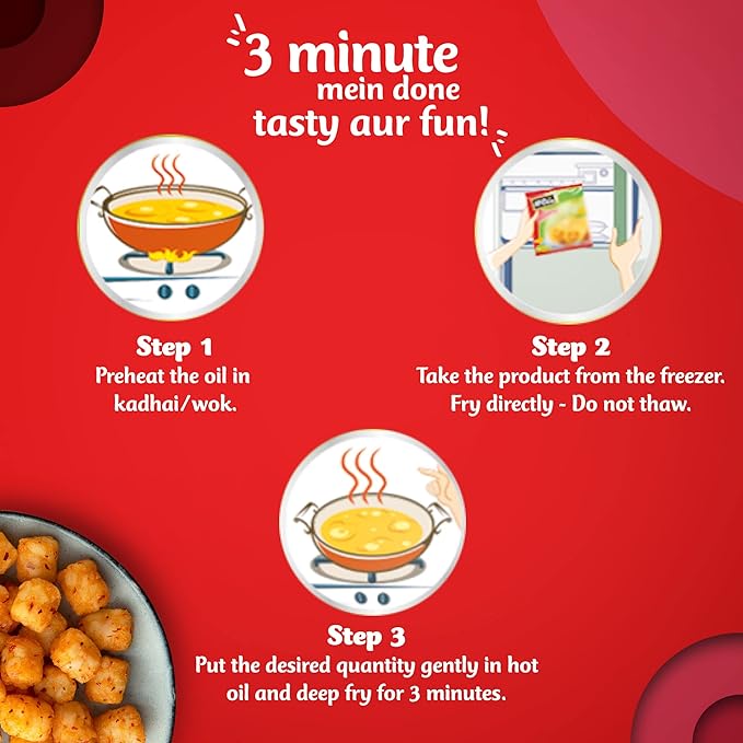 McCain/ Chilli Garlic Potato Bites(420gm)