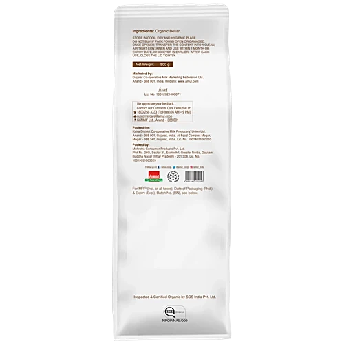 Amul/ Organic - Besan(500g) - Free From Pesticides