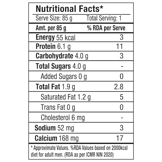 Epigamia/ Greek Yogurt Natural(85gm)