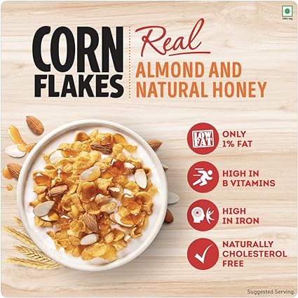 Corn Flakes/ Real Almond & Honey(650gm)