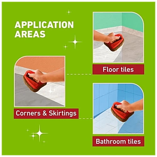 Scotch - Brite/ Tough Scrubber Brush (1n) For Saprkling Clean Tiles