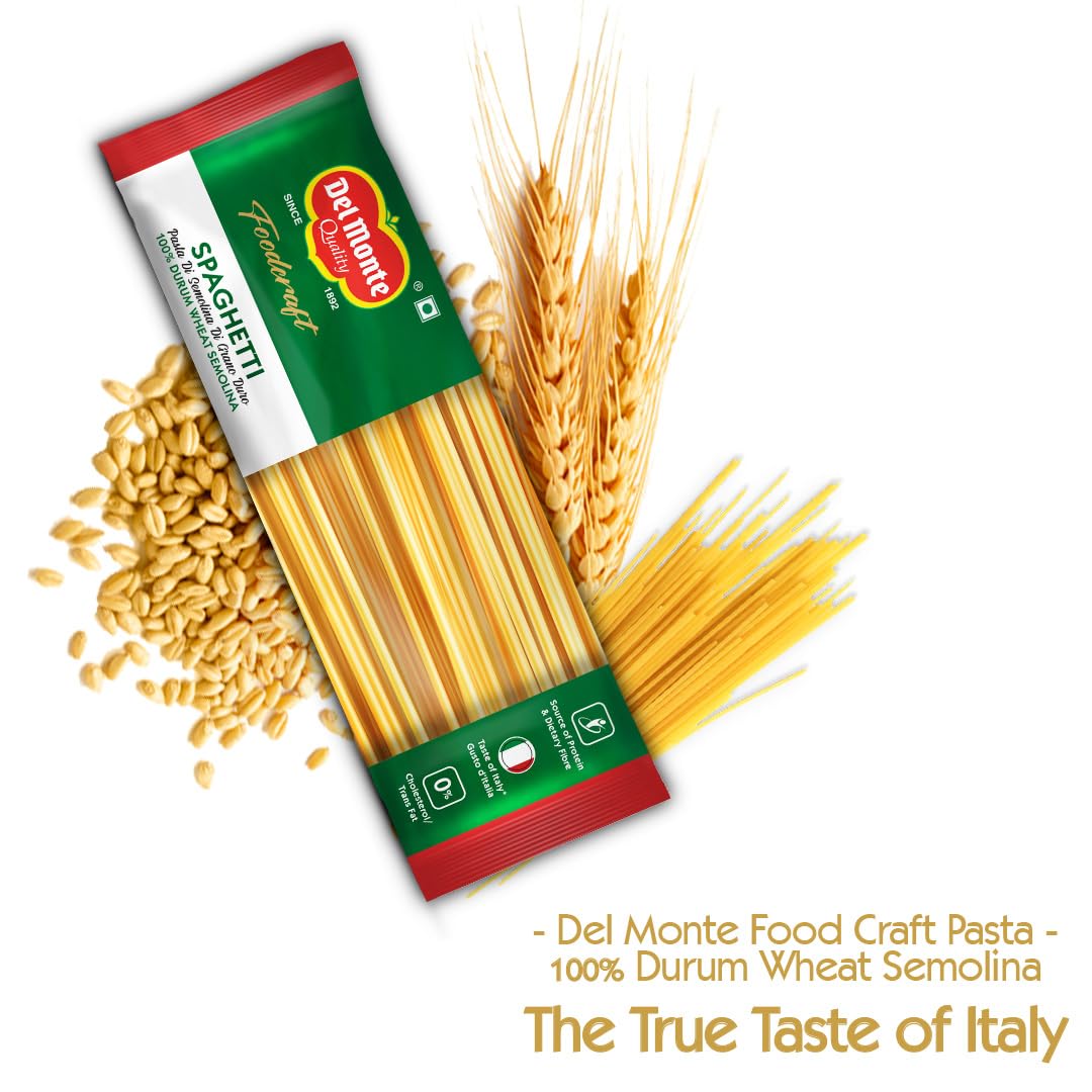 Del Monte/ Foodcraft - Spaghetti(400gm) - 100% Durum Wheat - No Maida