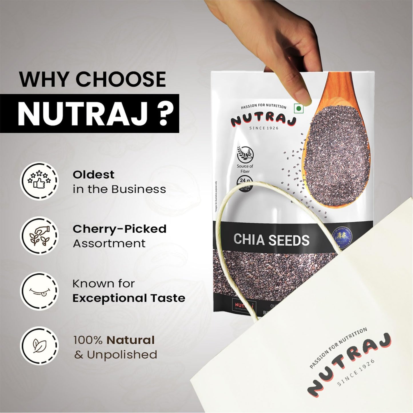 Nutraj/ Chia Seeds(200gm)