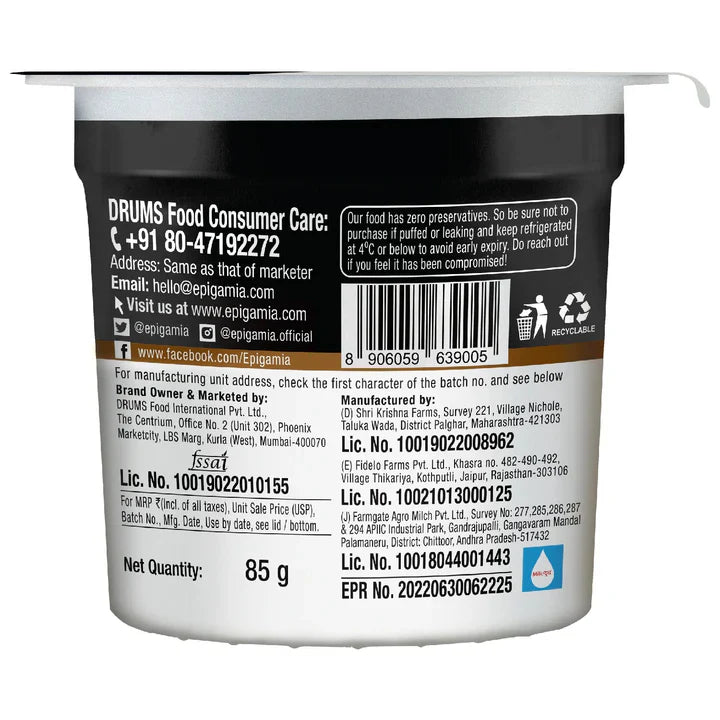 Epigamia/ Greek Yogurt Oats & Seed Mix(85gm)