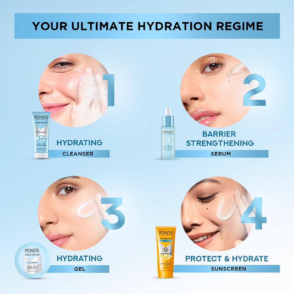 Ponds/ Hydra Miracle - Hyaluronic Super Light Gel(25ml)