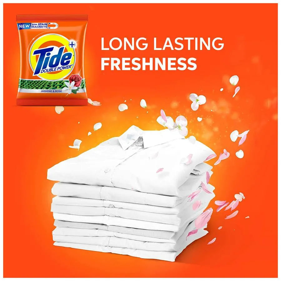 Tide/ Double Power+ Powder laundry Detergent/ Jasmine & Rose(4+1Kg)