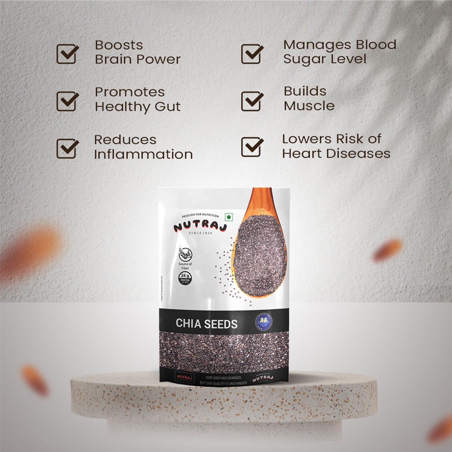 Nutraj/ Chia Seeds(200gm)