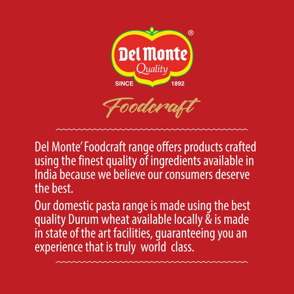 Del Monte/ Foodcraft - Spaghetti(400gm) - 100% Durum Wheat - No Maida