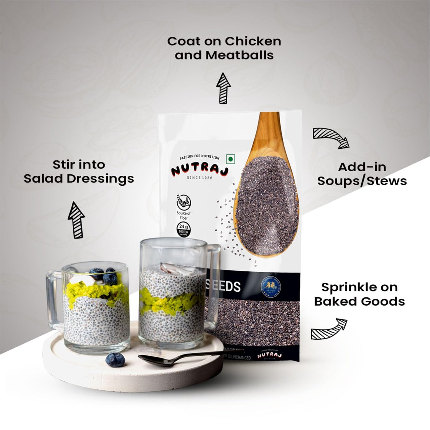 Nutraj/ Chia Seeds(200gm)