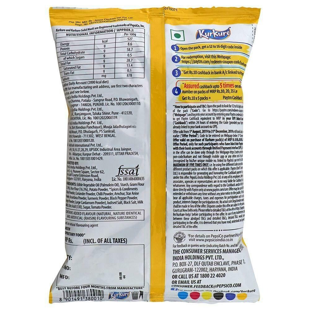 Kurkure Solid Masti Masala Twisteex 30gm