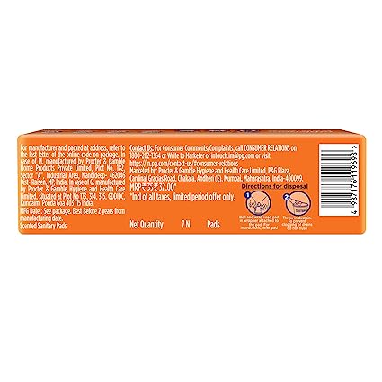 WHISPER CHOICE SANITARY PADS REGULAR (6 PADS)