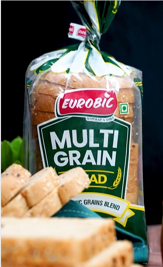 Eurobic/ Multi Grain Bread(400gm) - Authentic Grains Blend