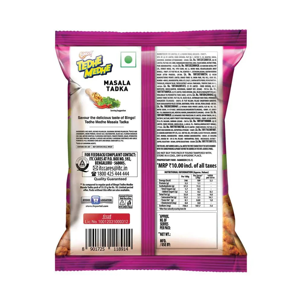 BINGO TEDHE MEDHE(40gm)