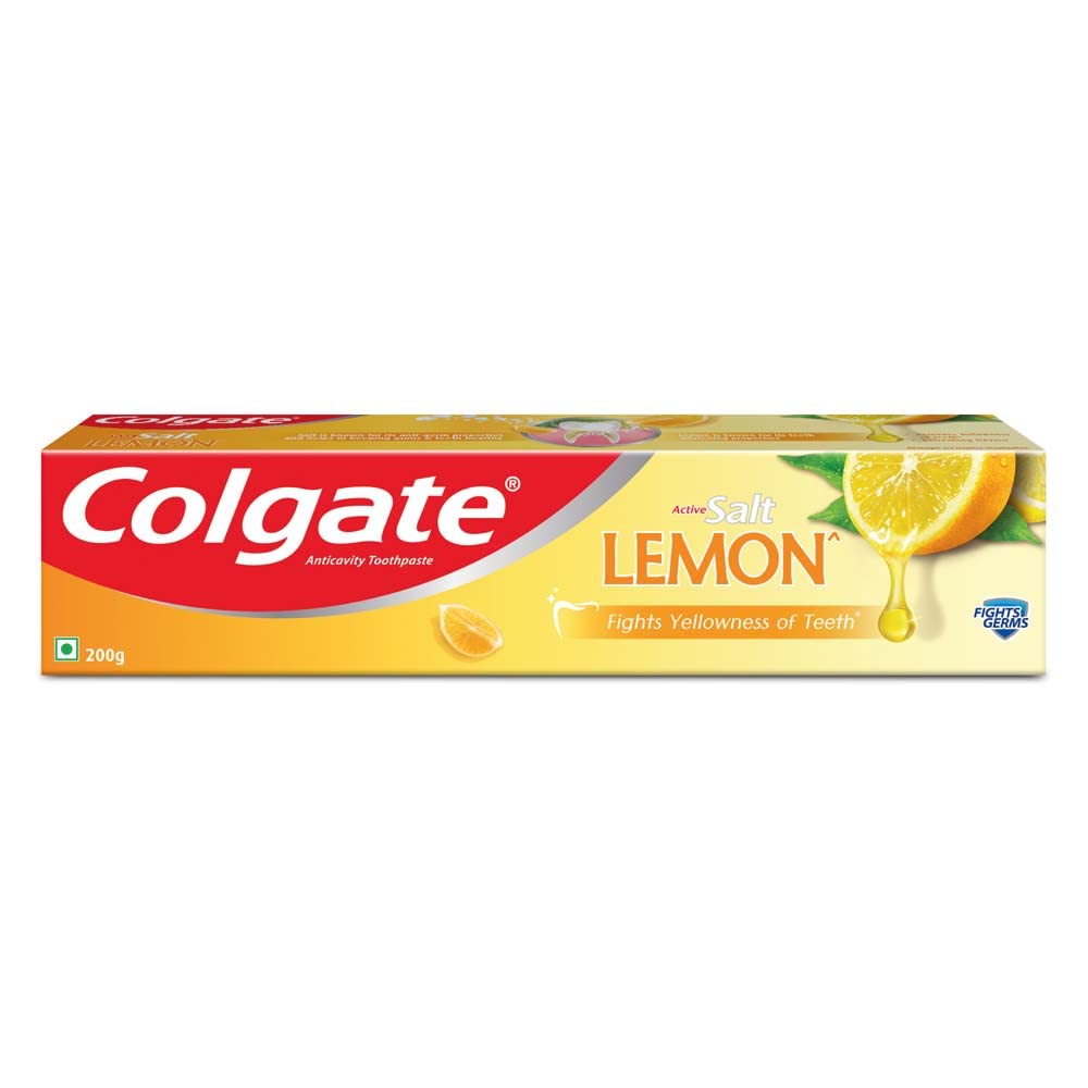 Colgate/ Active Salt Lemon/ Anticavity Toothpaste(200gm)