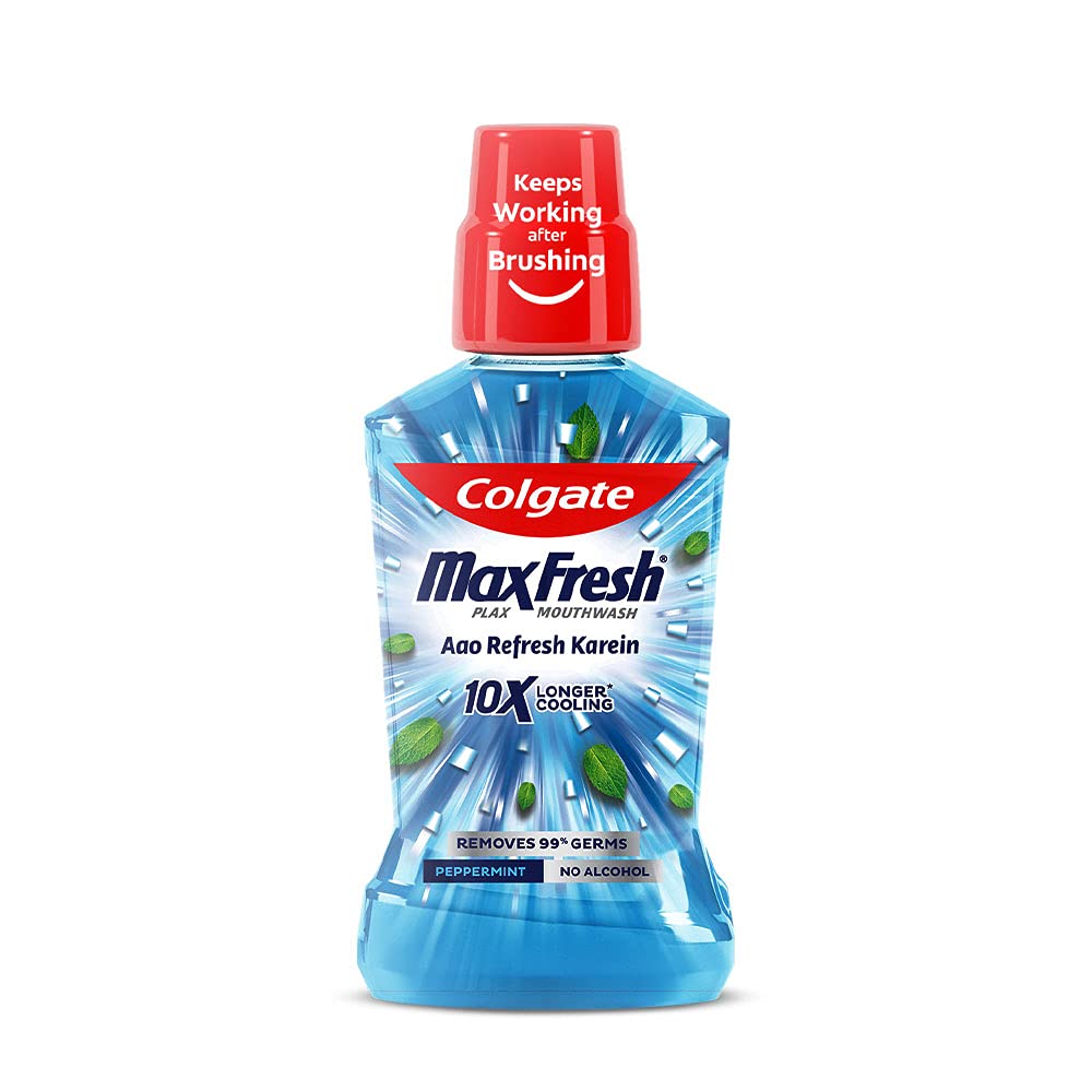 Colgate/ MaxFresh Plax Mouthwash/ Peppermint (250ml)