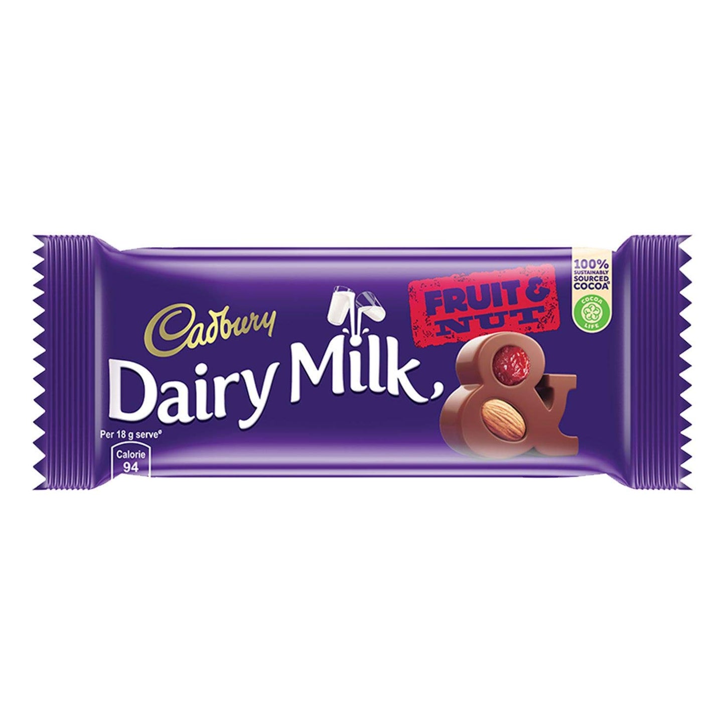 CADBURY DAIRY MILK FRUIT & NUT CHOCOLATE (36gm)