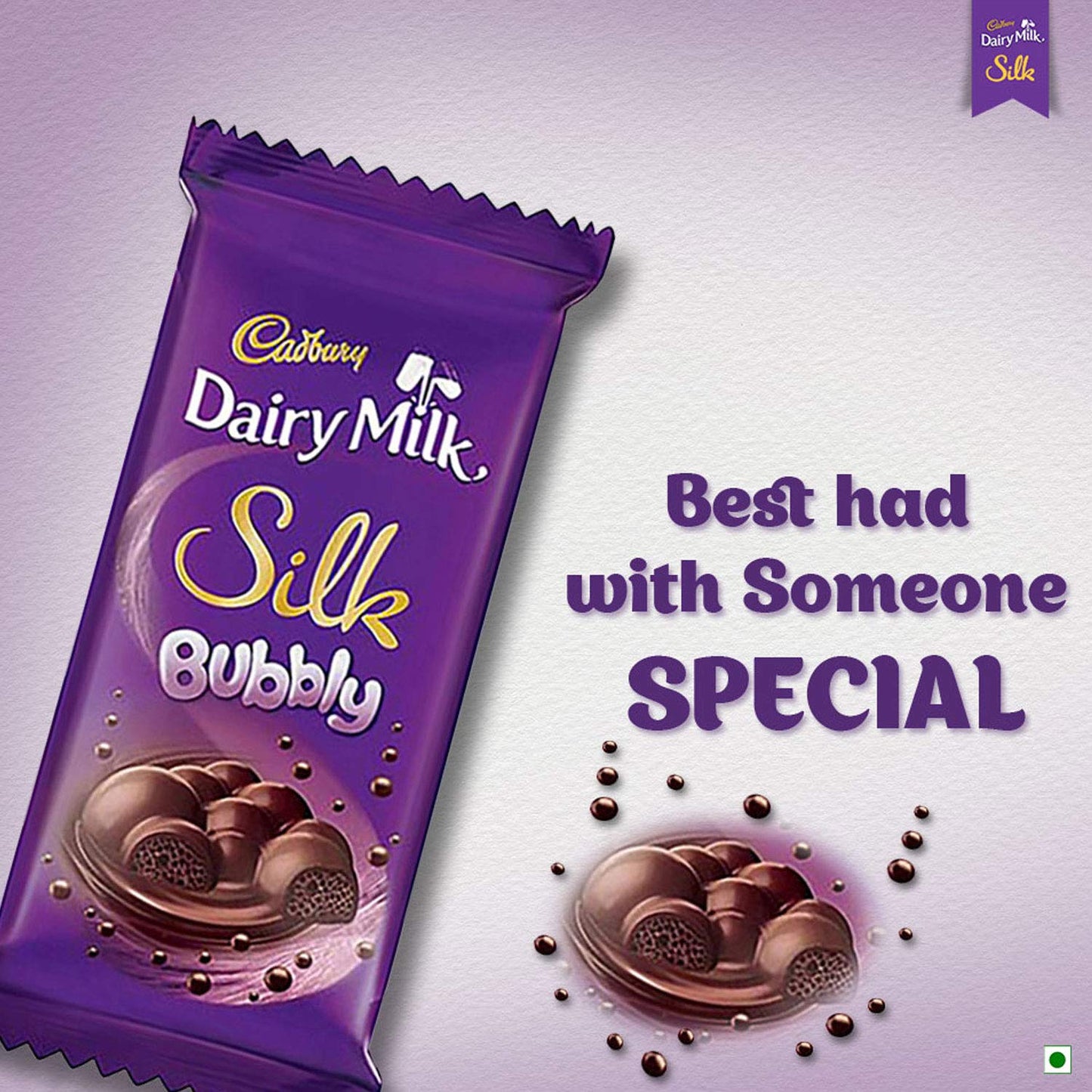 CADBURY DAIRY MILK SILK BUBBLY (120gm)