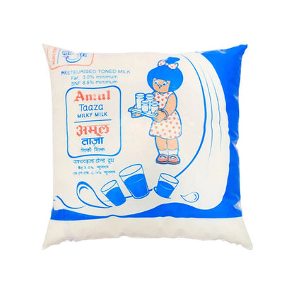 AMUL TAAZA MILKY MILK (PASTEURISED TONED MILK)(500ml)