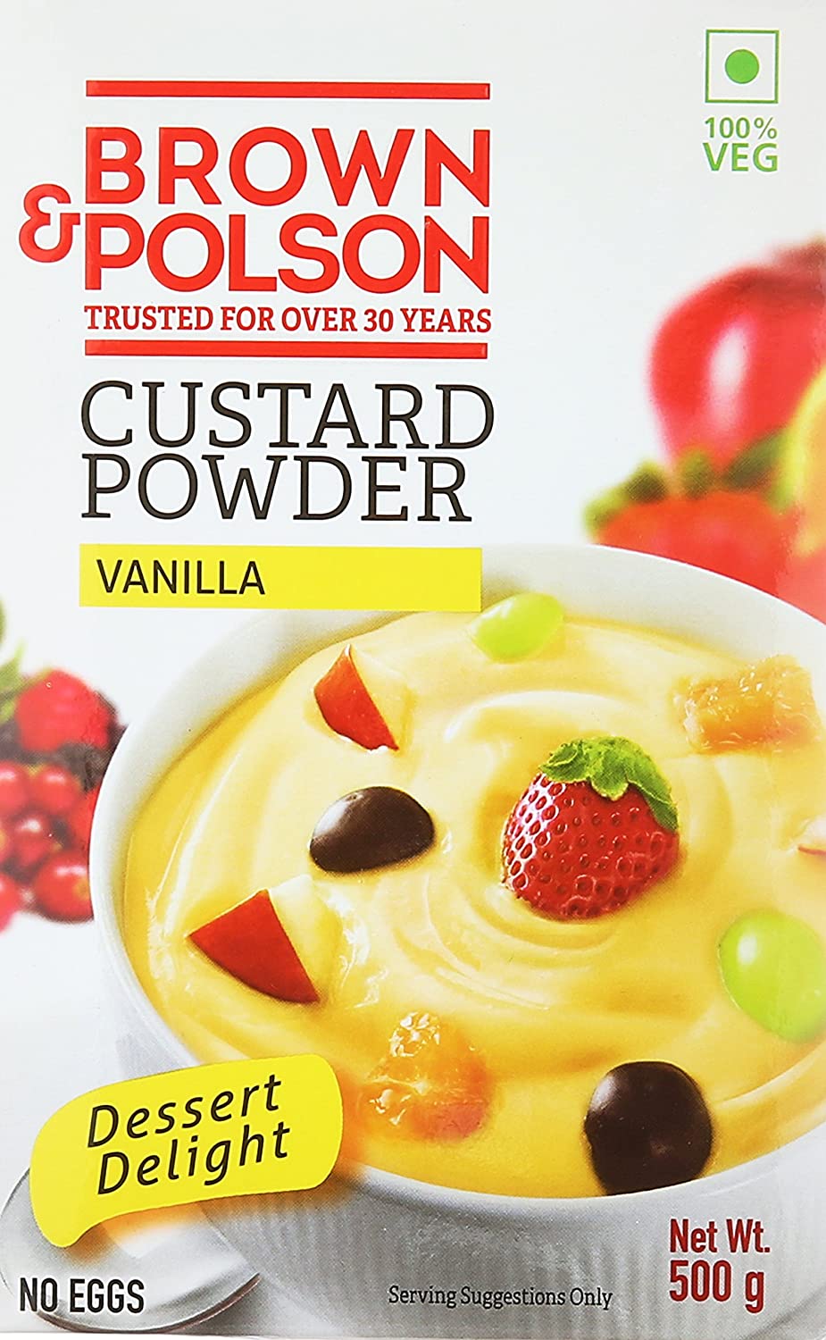 BROWN & POLSON CUSTARD POWDER VANILLA (500gm)