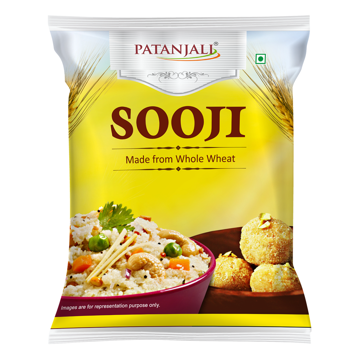 Patanjali/ Sooji(500gm) - Made From Whole Wheat