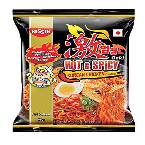 NISSIN/ HOT & SPICY/ KOREAN CHICKEN (80gm)