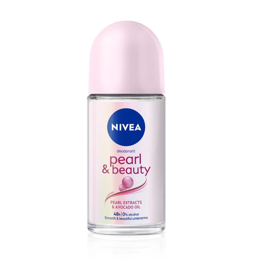 NIVEA PEARL &amp; BEAUTY DEODORANT ROLL ON (WITH PEARL EXTRACTS &amp; AVOCADO OIL)(50ml)