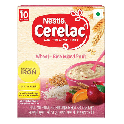 Nestle/ Cerelac - Wheat-Rice Mixed Fruit(10 to 24 Months)(300gm)