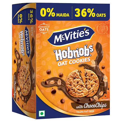 McVities/ Hobnobs Oat Cookies With Choco Chips(153gm)