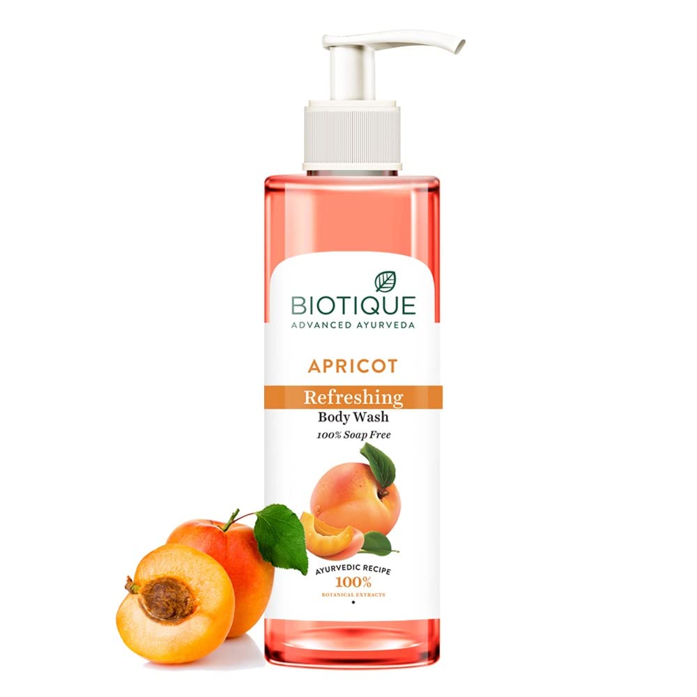 Biotique/ Refreshing Body Wash/ Apricot (200ml) by fattaak