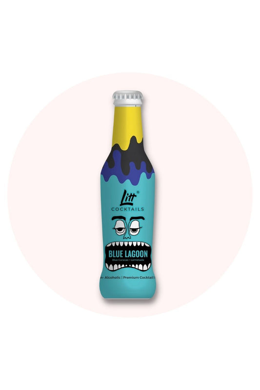 Litt/ Fizz Cocktail Drink/ Blue Lagoon/ Non- Alcoholic (250ml)