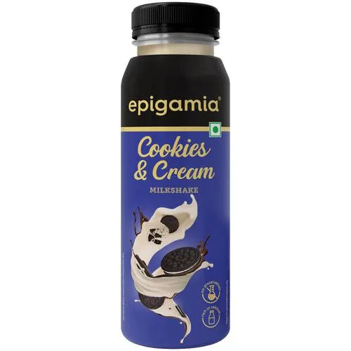 Epigamia/ Cookies &amp; Cream Milk Shake(180ml)