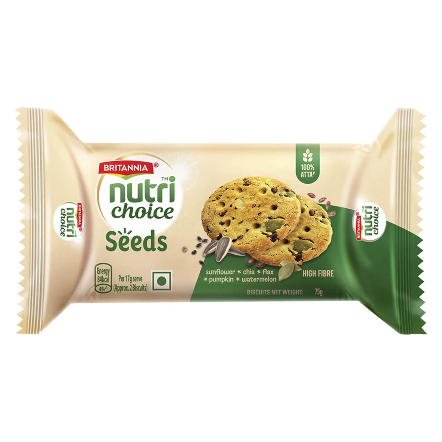 Britannia/ Nutri Choice/ Seeds Biscuits (75gm)