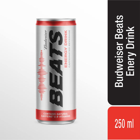 Budweiser/ Beats Energy Drink Caffeinated Beverage (250ml)
