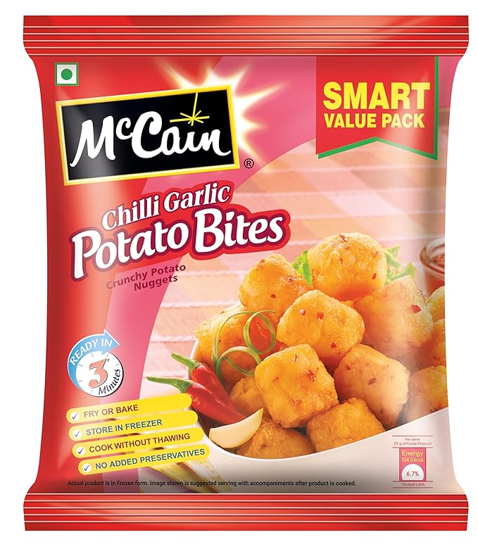 McCain/ CHILLI Garlic Potato Bites(700gm)